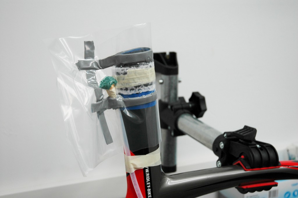 Verlengen van Integrated Seat Post Ridley Noah